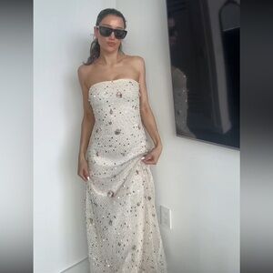 Peppermayo Exclusive - Orelli Shell Sequin Knit Maxi Dress XS